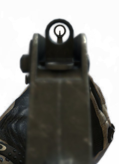 Usas 12 Iron Sights Mw3 (478x660), Png Download