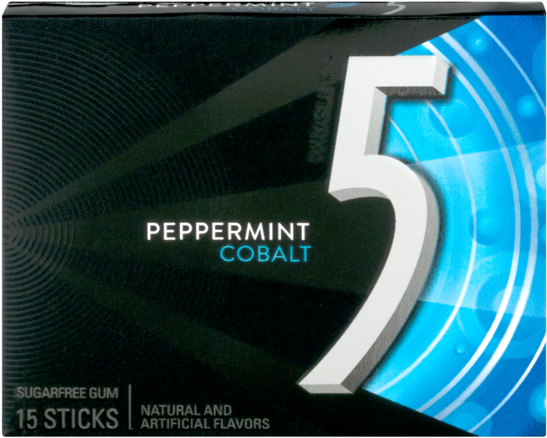5 Gum - Peppermint (600x600), Png Download