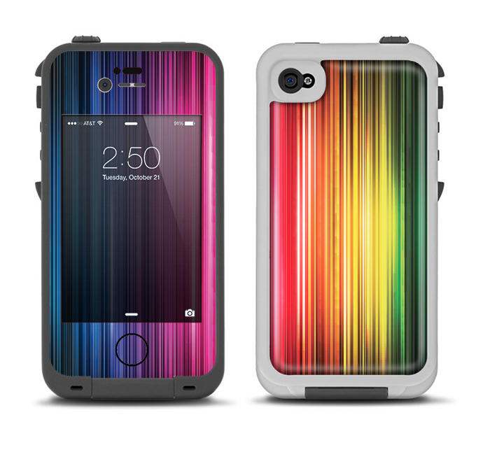 The Straight Abstract Vector Color Strands Apple Iphone (690x646), Png Download
