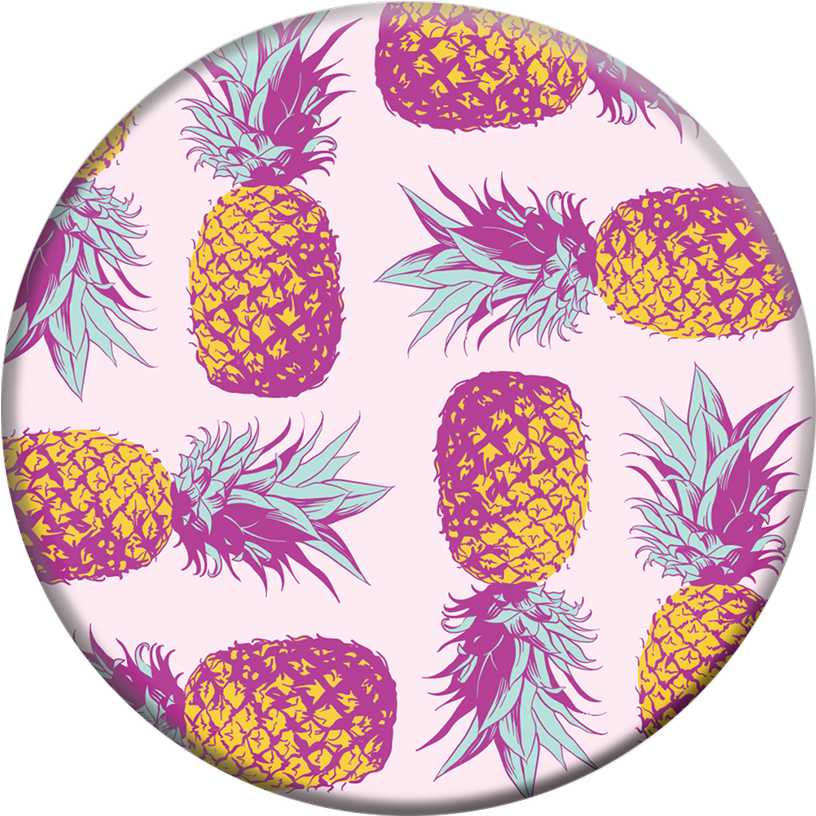 Pineapple Modernist Popsocket (1000x1000), Png Download