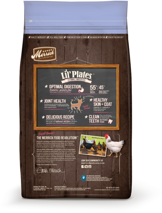 Merrick Lil' Plates Grain Free Puppy Small Breed Real (700x700), Png Download