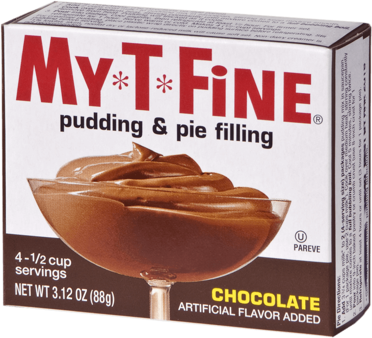 My*t*fine Chocolate Cooked Pudding (1024x704), Png Download