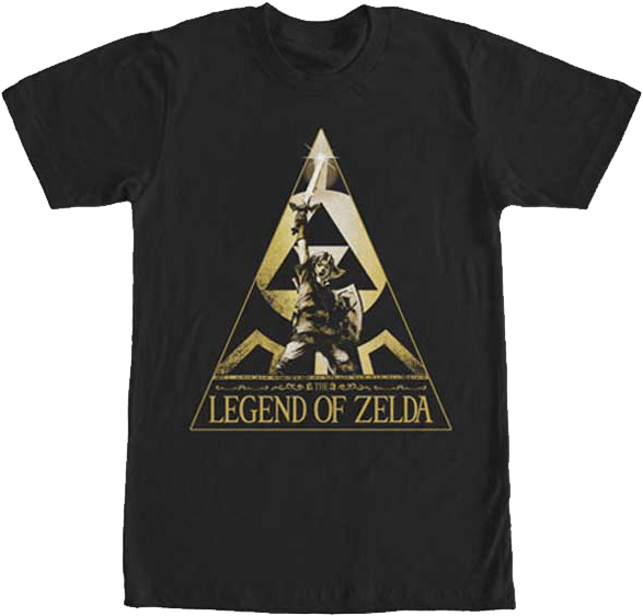 Golden Victor Legend Of Zelda T-shirt (594x594), Png Download