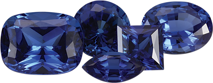 Chatham Gemstones With Pantone Blue Sapphire (898x400), Png Download