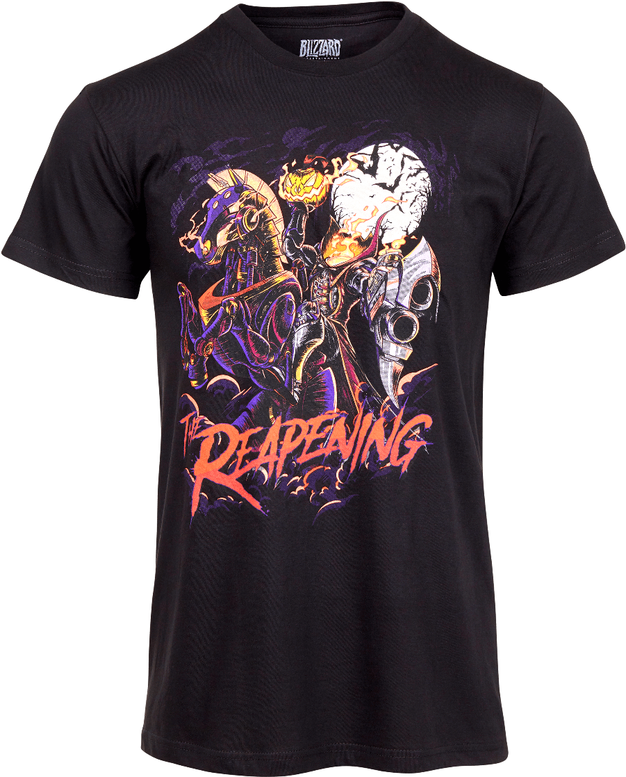 Overwatch Halloween Terror Pumpkin Reaper Shirt (1200x1200), Png Download