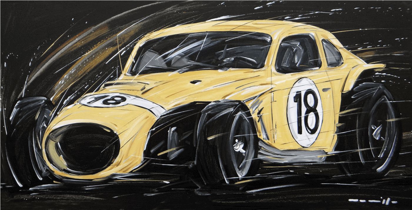 Quadro Ft Racing Art (1400x1000), Png Download