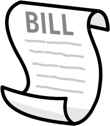 Bill Transparent Png - Medical Bill Clip Art (500x500), Png Download