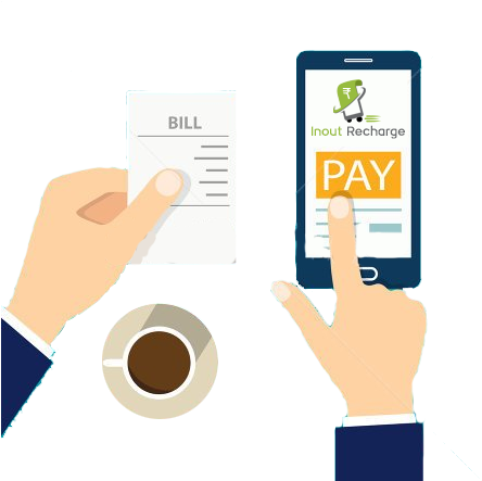 Png Gas Bill Payment - Bill Payment Recharge (448x470), Png Download