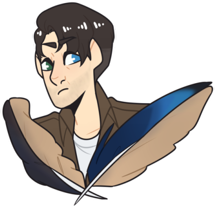 Heterochromia Is A Classic Chosen One™ Trait So Now - Cartoon (500x500), Png Download