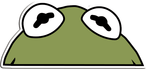 Kermit The Frog Face Mask (506x239), Png Download