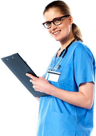 Legal Nurse Consultant - Lady Doctor Full (400x473), Png Download