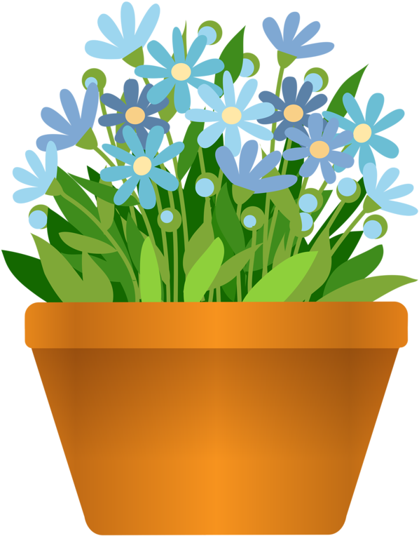 Flower Pot - Flower Pot Clipart Png (667x800), Png Download