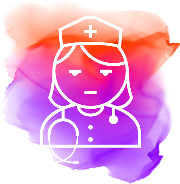 Nurse Doctor Vector Icon, Assistant, Banner, Date Png - Clip Art (640x640), Png Download