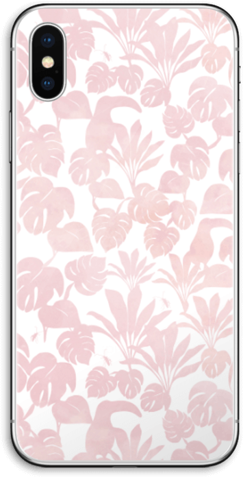 Pink Jungle - Mobile Phone Case (395x800), Png Download
