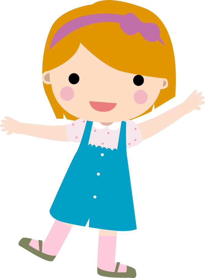 Фотки Girl Dancing, Preschool Crafts, Clips, Little - Girl (670x909), Png Download