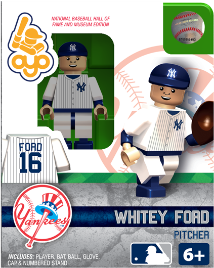 Whitey Ford Oyo Sportstoys Minifigures - Oyo Mlb (500x591), Png Download