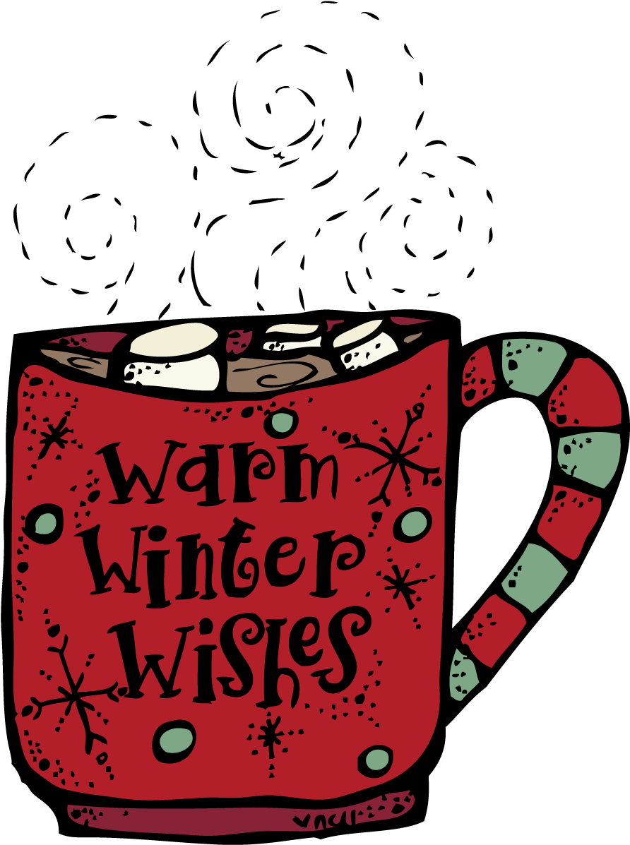 Winter Hot Chocolate Clipart Stock - Hot Cocoa Clipart Free (923x1200), Png Download