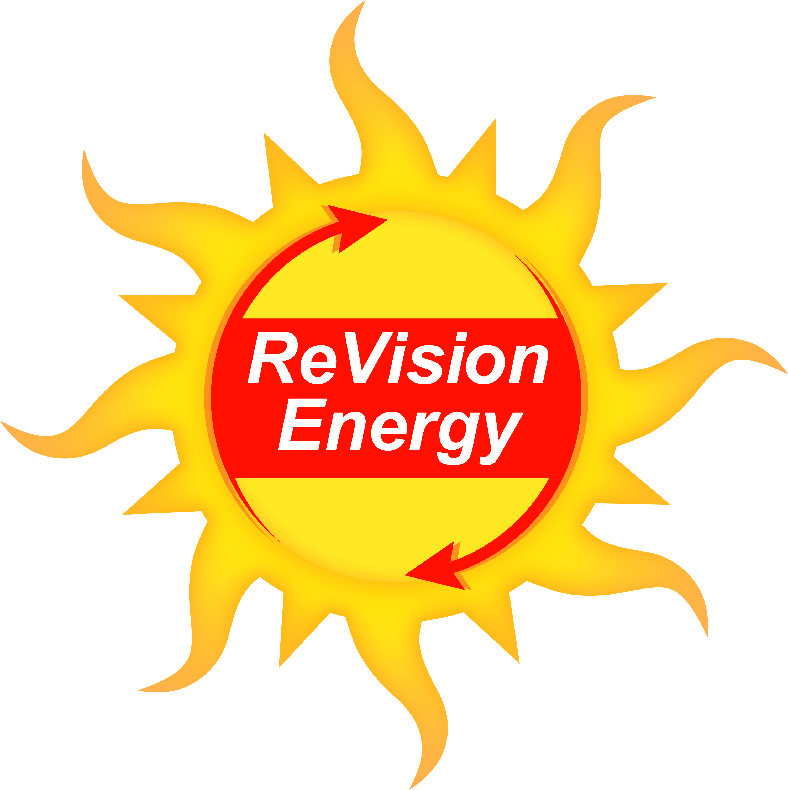 Revision Energy Sun Logo Png File (3002x3011), Png Download