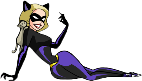 Image Animated Png Batman - Catwoman Clipart (474x272), Png Download