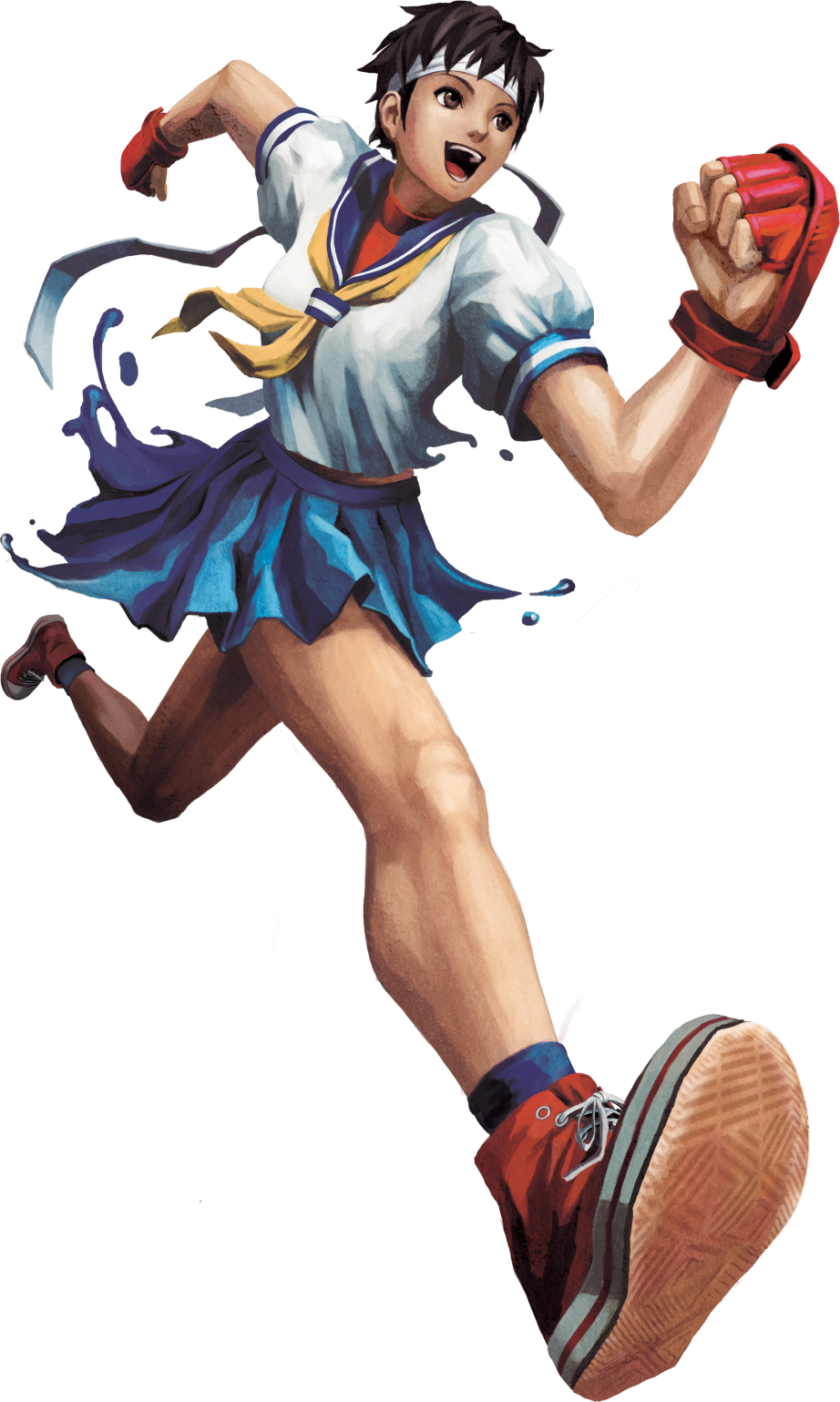 Sakura - Sakura Street Fighter Png (922x1539), Png Download
