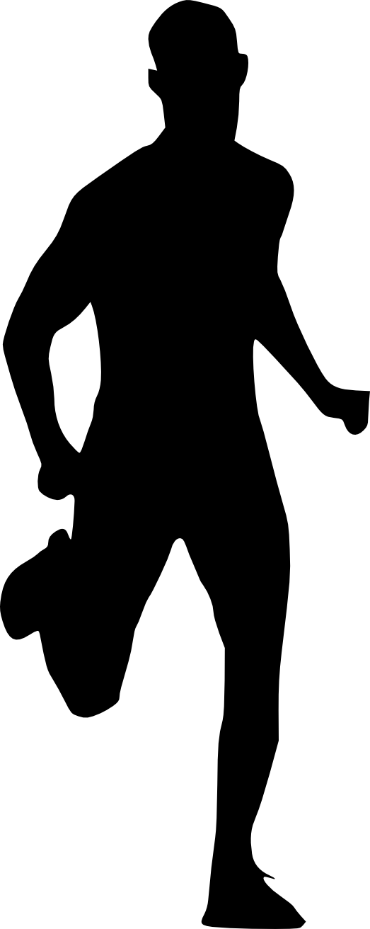 Free Download - Green Lantern Silhouette (523x1312), Png Download