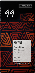 Chocolate Bars Edizione Grande - Vivani 99% (344x371), Png Download