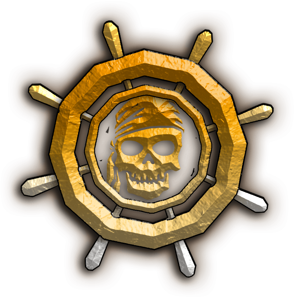 The Legend Of Pirates Online Logo - Emblem (942x954), Png Download