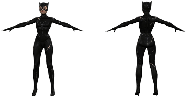 Download Zip Archive - Batman Returns Catwoman Injustice Png (750x650), Png Download