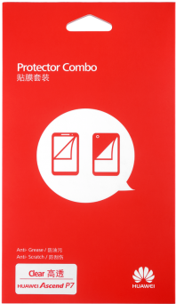 Huawei Ascend P7 Clear Film Screen Protector Front - Huawei Screen Protector For Ascend Mate 7 - Transparent (550x400), Png Download