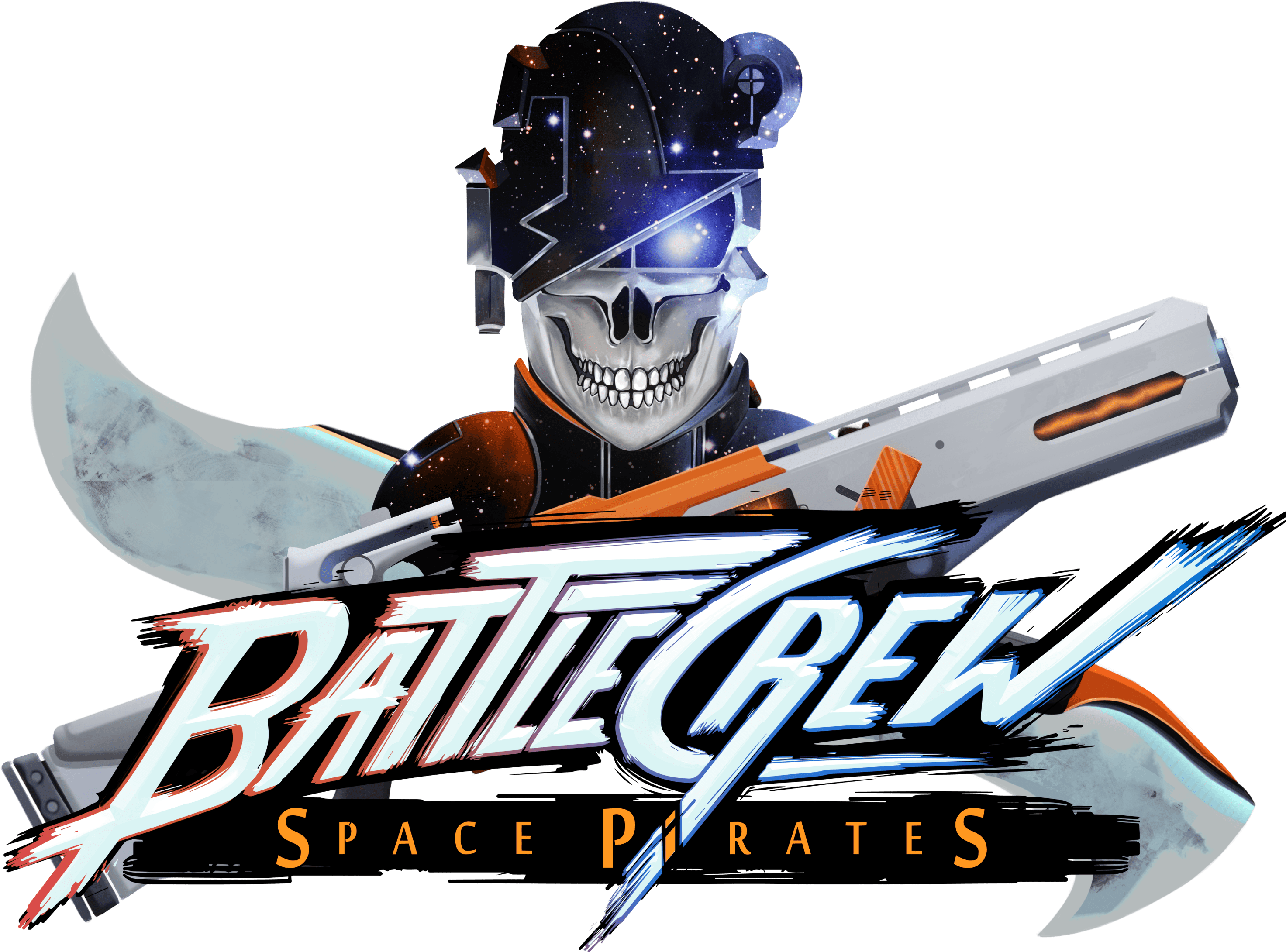 Battlecrew Space Pirates Logo (3168x2508), Png Download
