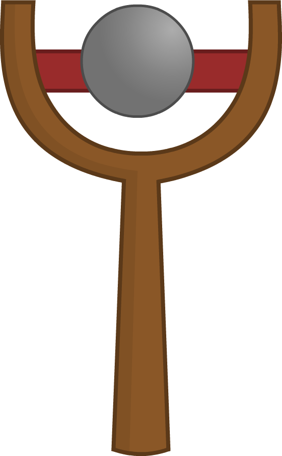 Full Slingshot - Object Invasion Slingshot Assets (553x894), Png Download