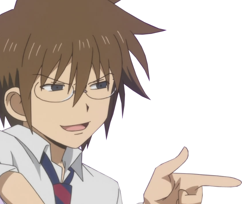 9650882 - >> - Danshi Koukousei No Nichijou Png (840x708), Png Download