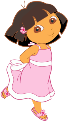 Lunch Box Mom - Dora The Explorer Pink (315x479), Png Download
