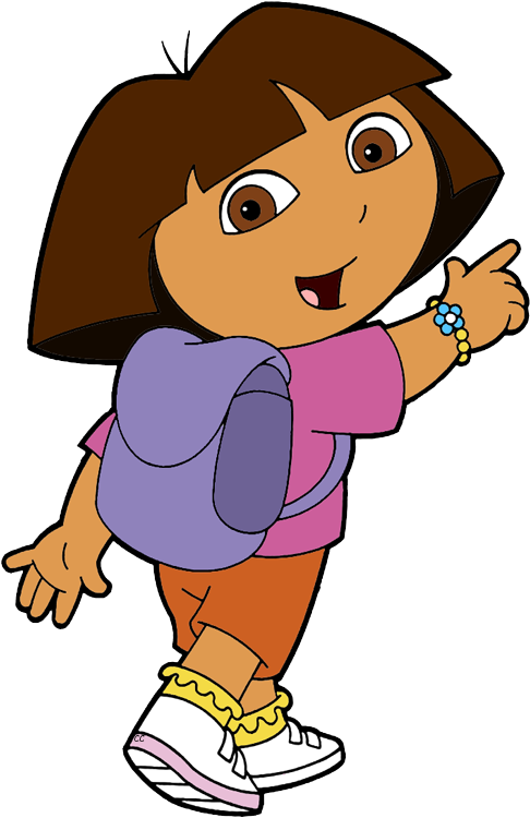 Elmo Clipart Dora - Dora The Explorer Clipart (503x763), Png Download