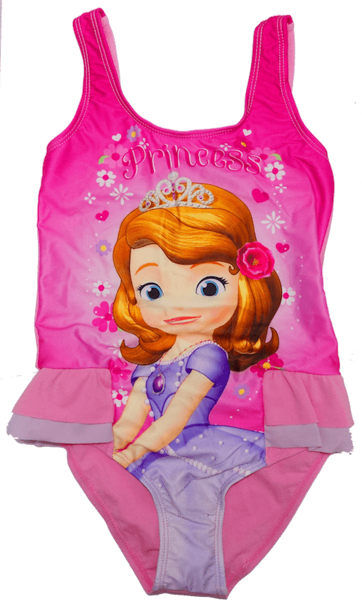 Dora Swim Suit Girl - Disney Sofia The First Sticker Book (515x861), Png Download