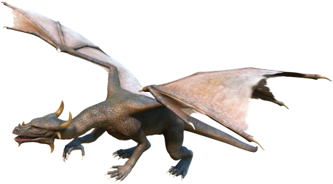 Dragon Png Image - Png Of Dragon (500x299), Png Download