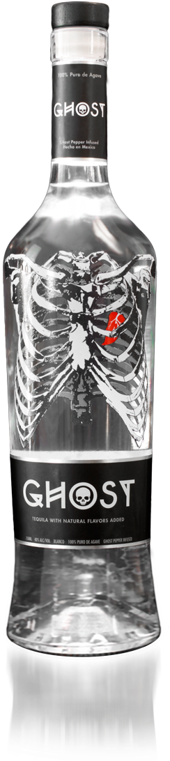 Ghost Tequila 750ml (313x1102), Png Download