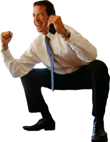 Celebrating Guy Doing A Crab Man Walk [354 × 455] - Guy Celebrating (354x455), Png Download