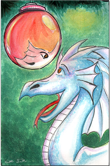 Ornament Dragon - Dragon (646x646), Png Download