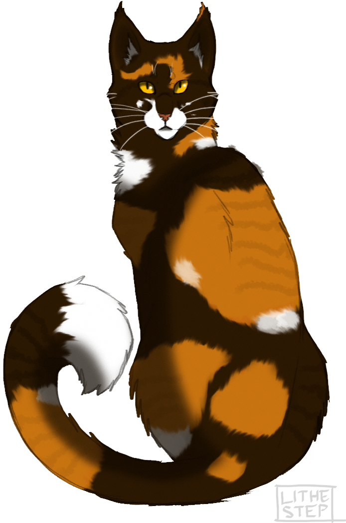 Sol - Warrior Cat Images Mousewhisker And Minnowtail (713x1047), Png Download