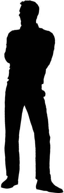 When You Date A British Guy - Silhouette (320x640), Png Download
