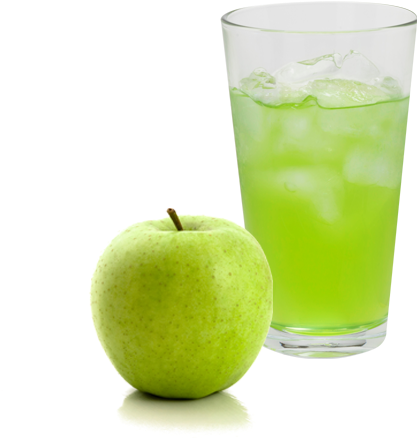 Sumida Cocktail Base - Green Apple Juice Glass Png (500x500), Png Download