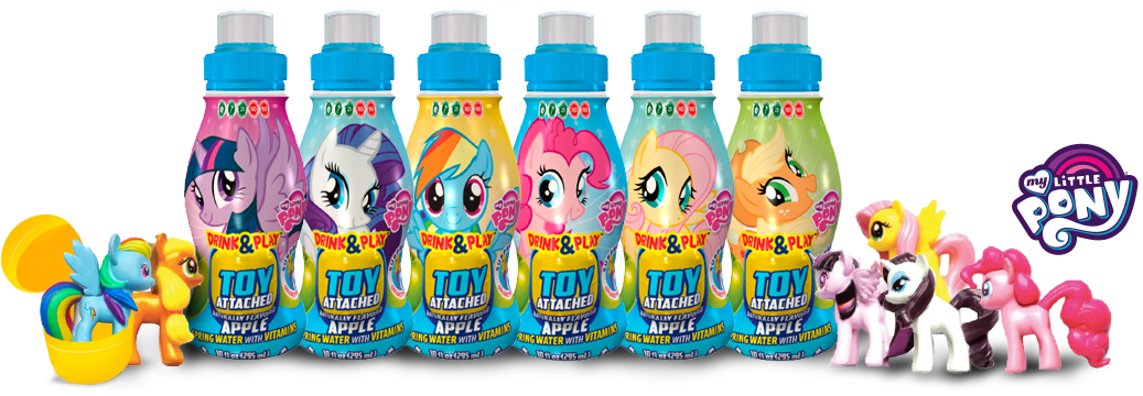 My Little Pony - My Little Pony Drink And Play (1061x362), Png Download