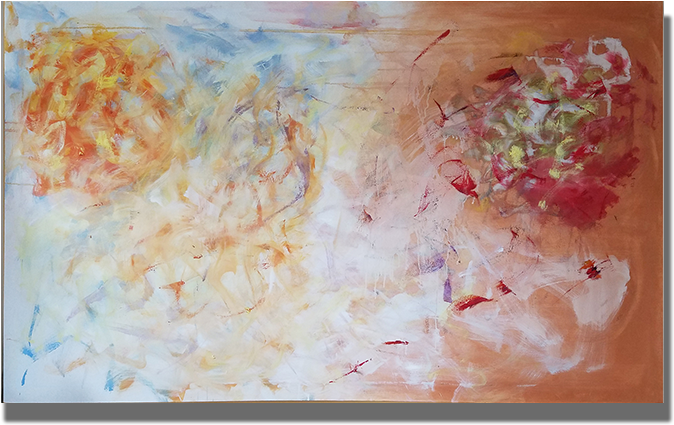 Narcissus Echo Foxtrot - Modern Art (700x653), Png Download