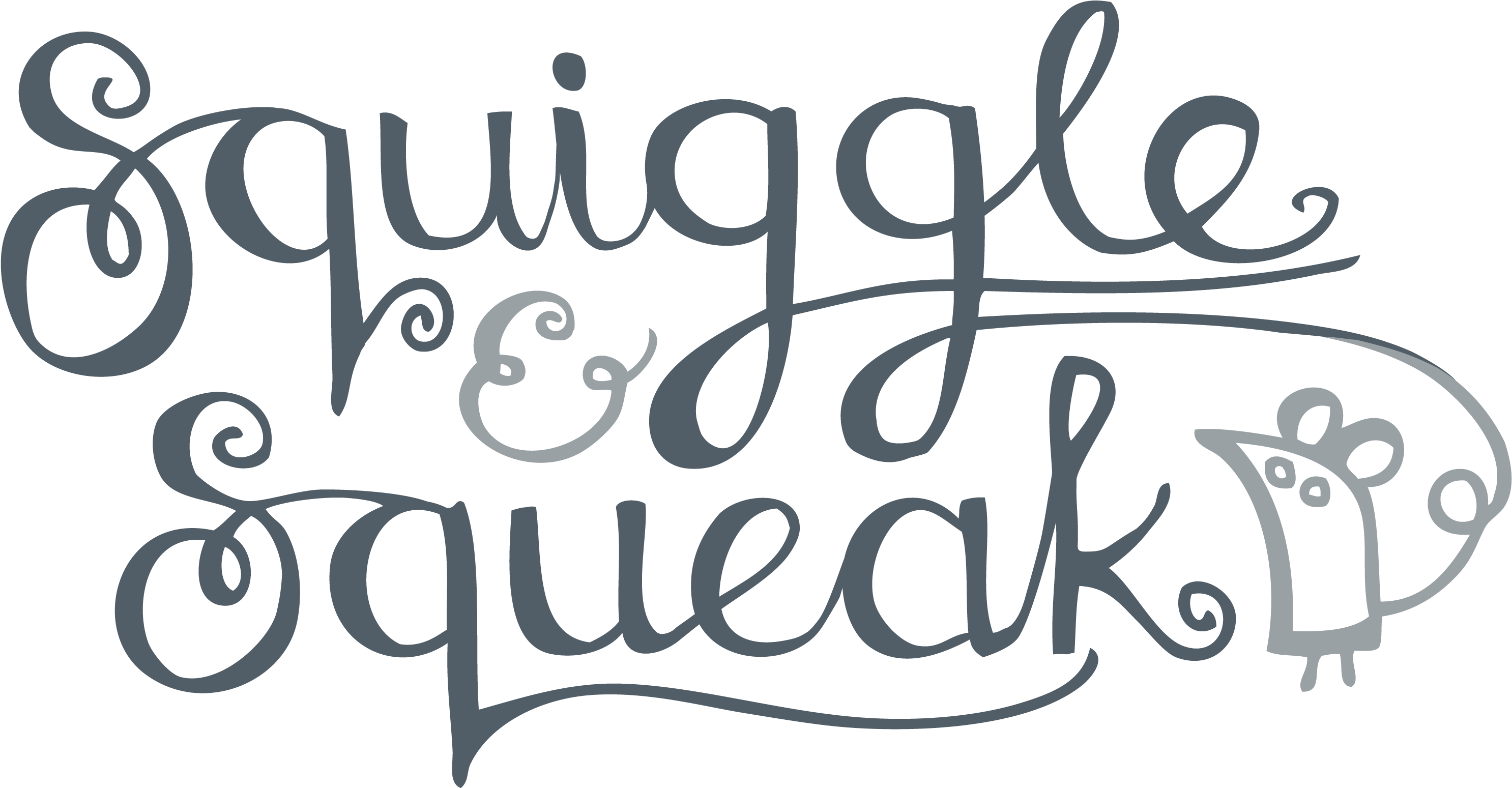 Squiggle & Squeak - Calligraphy (3009x1557), Png Download