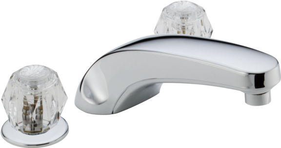 Roman Tub Trim - Deck Mount Bathroom Faucet (600x600), Png Download