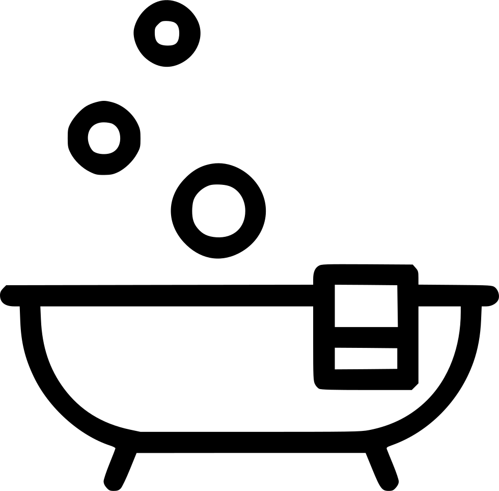 Bathtub Comments - Bathroom Icon Png (980x964), Png Download