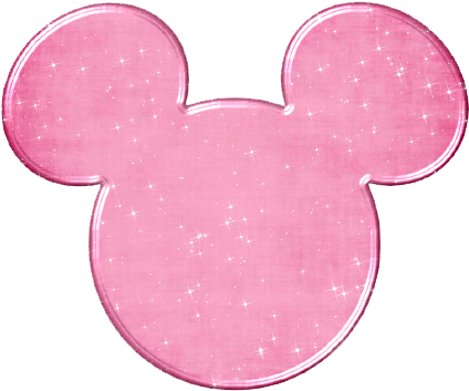 Mickey Mouse Icon Clipart - Pink Mickey Ears Clipart (433x374), Png Download
