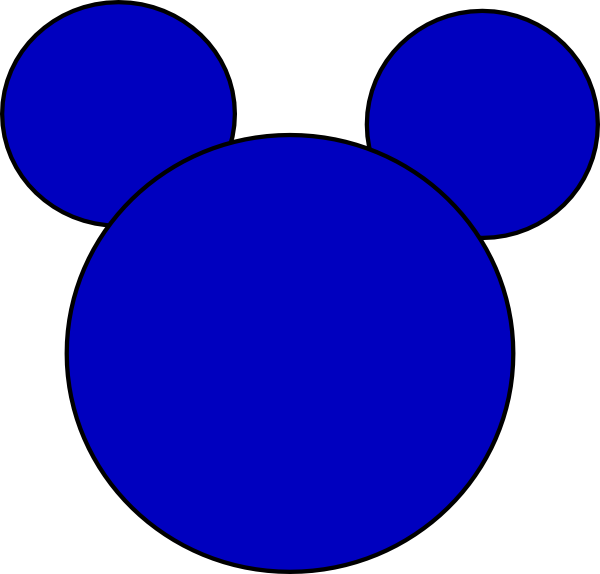 Clip Stock Face At Getdrawings Com Free For Personal - Mickey Mouse Face Pic Png (600x574), Png Download