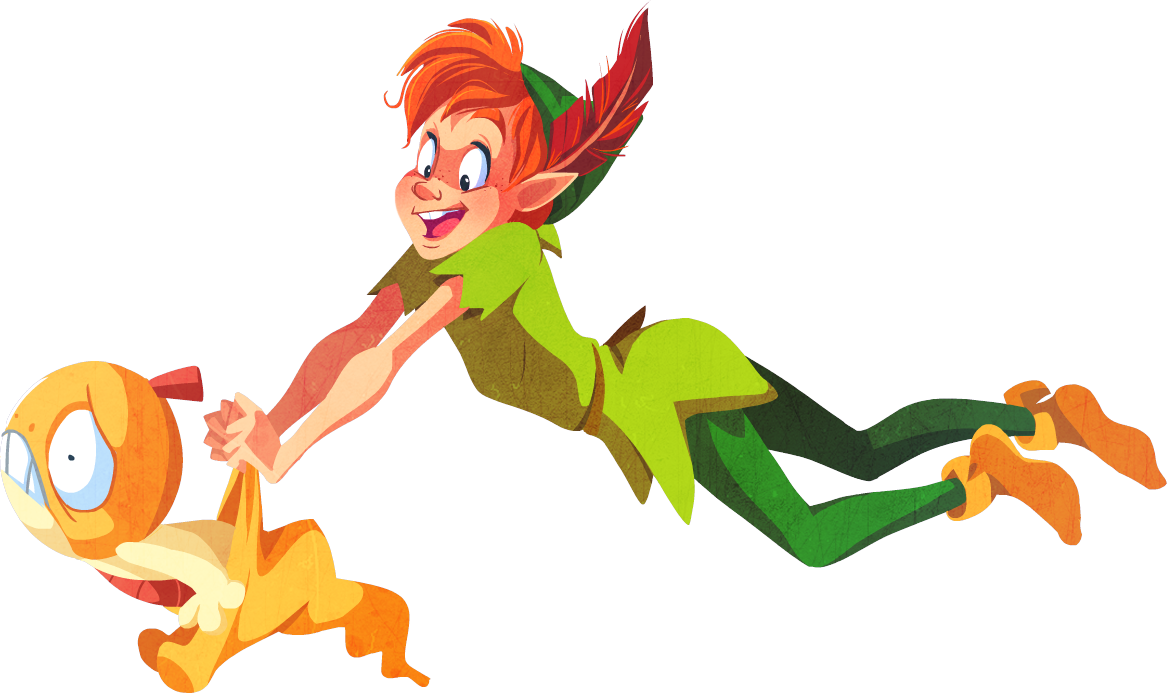 Picture Library Stock Alice Drawing Peter Pan - Pokemon Crossover Disney (1167x693), Png Download